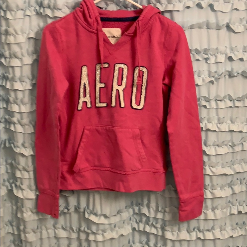 Aero Hoodie Pink. Size Small